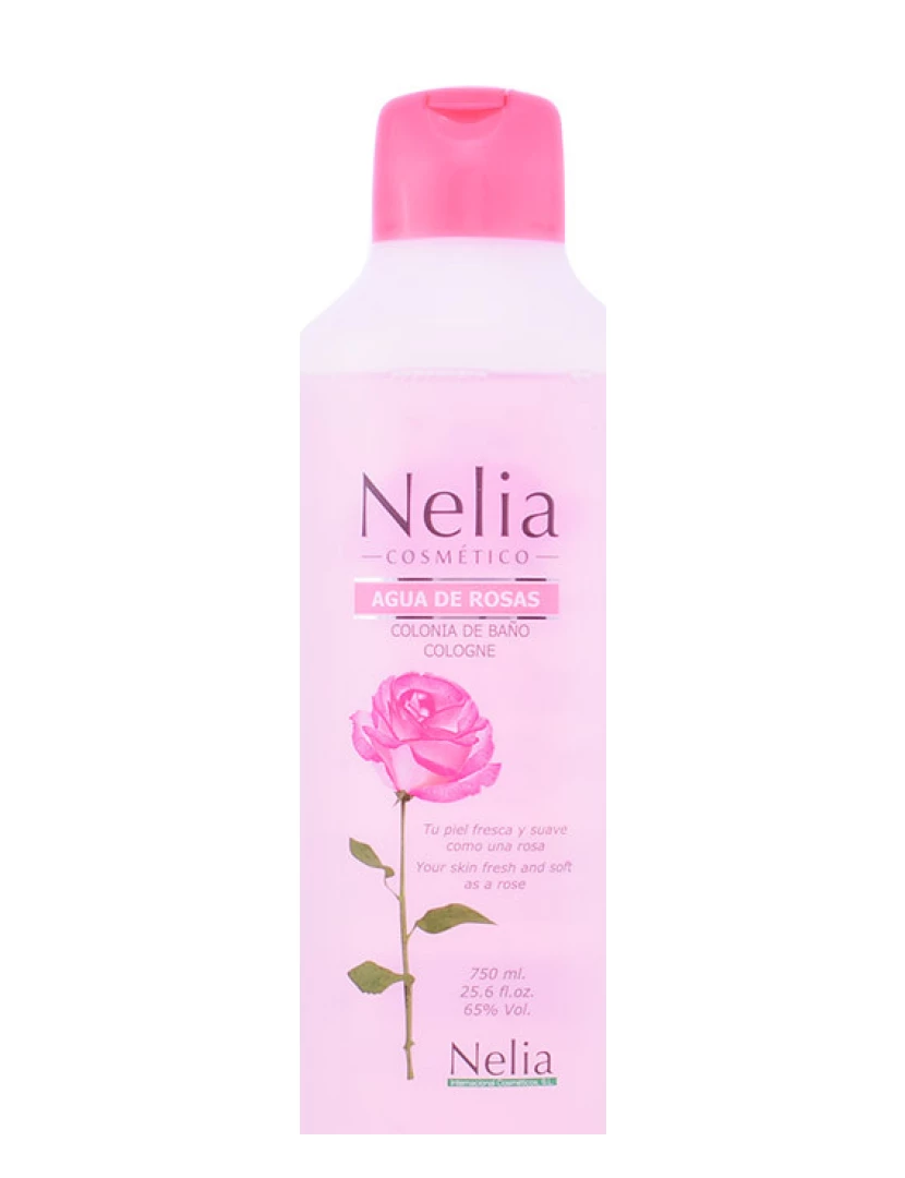 foto 1 de Agua De Rosas Colonia De Baño Nelia 750 ml