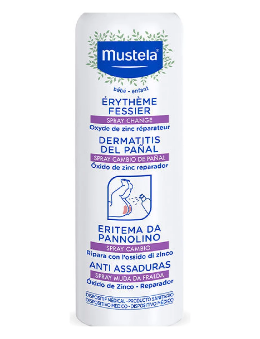 foto 1 de Spray para troca de fraldas para bebês e crianças (produto higiênico) 75 ml