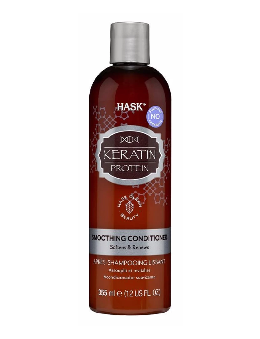 foto 1 de Keratin Protein Smoothing Conditioner Hask 355 ml