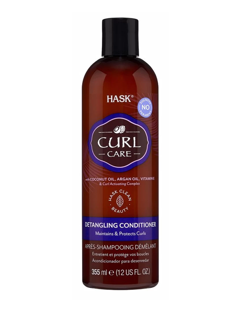foto 1 de Curl Care Detangling Conditioner Hask 355 ml