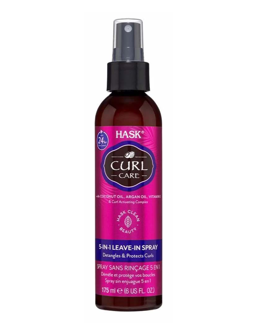 foto 1 de Curl Care 5-in-1 Leave-in Spray Hask 175 ml