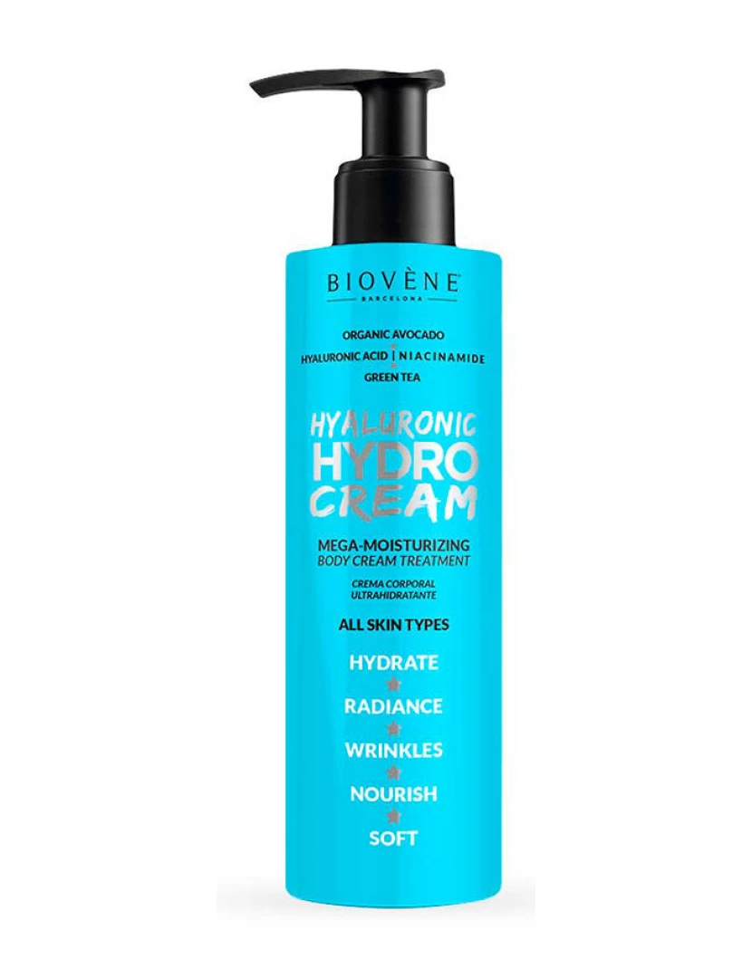 foto 1 de Hyaluronic Hydro Cream Mega-moisturizing Body Cream Treatment Biovène 200 ml