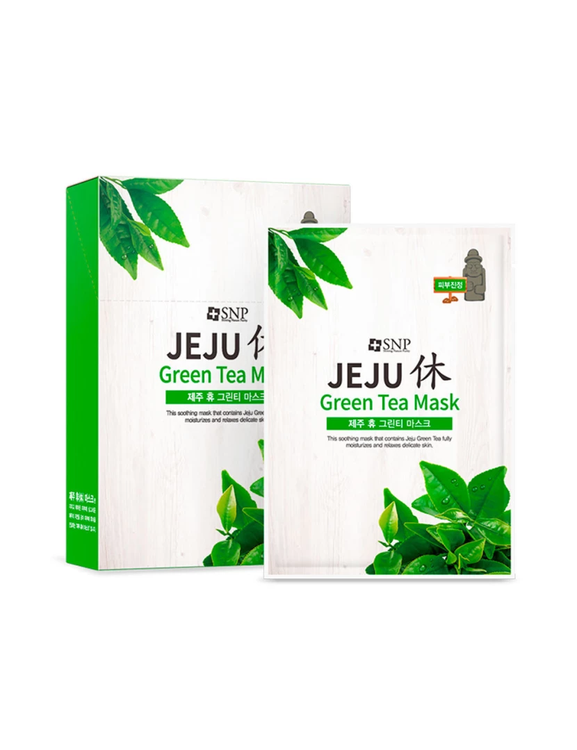foto 1 de Jeju Green Tea Mask Snp 20 ml