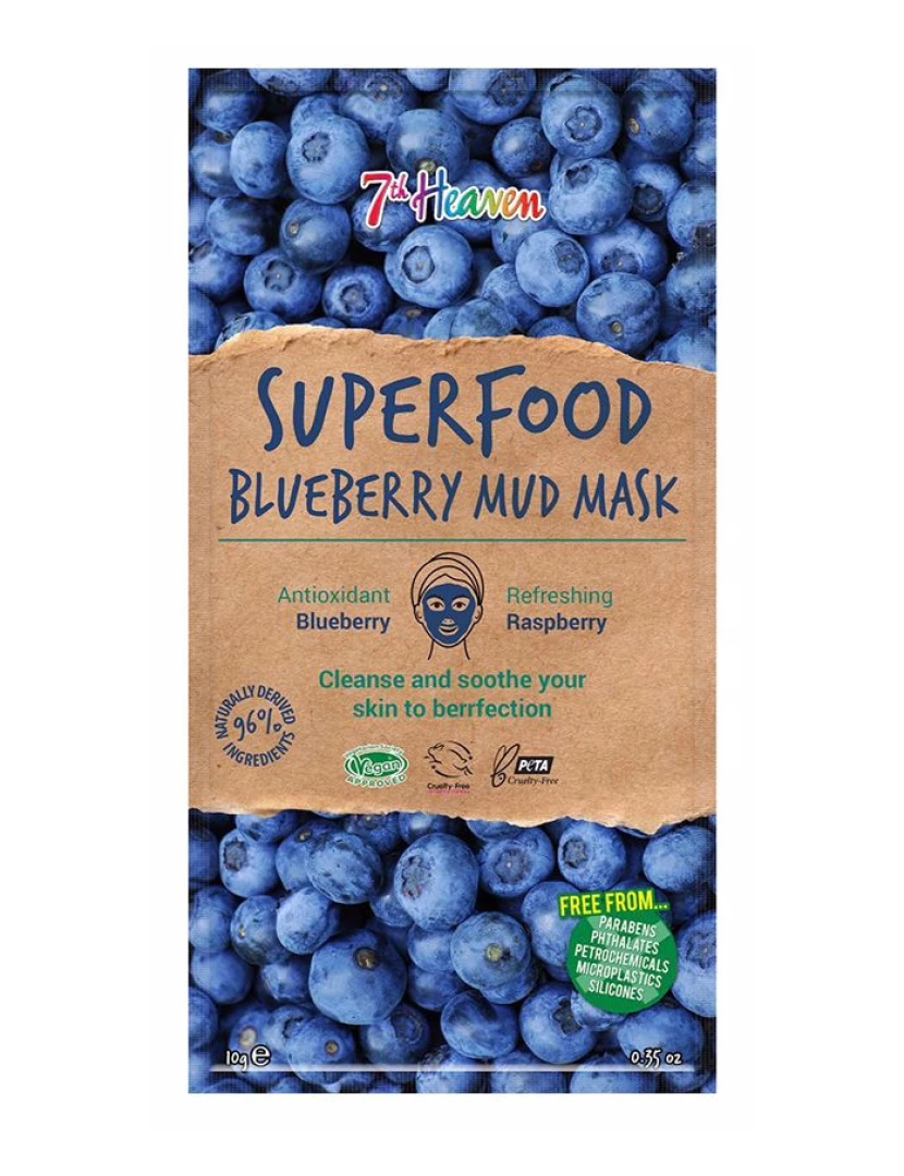 foto 1 de Superfood Blue Berry Mud Mask 10 Gr 10 g