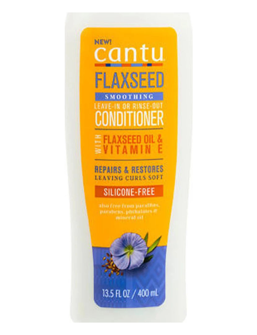 foto 1 de Flaxseed Smoothing Conditioner Cantu 400 ml