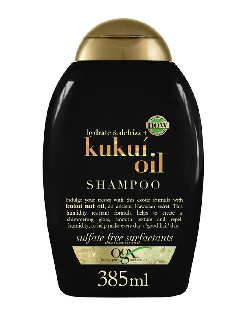 foto 1 de Kukui Oil Anti-frizz Hair Shampoo Ogx 385 ml