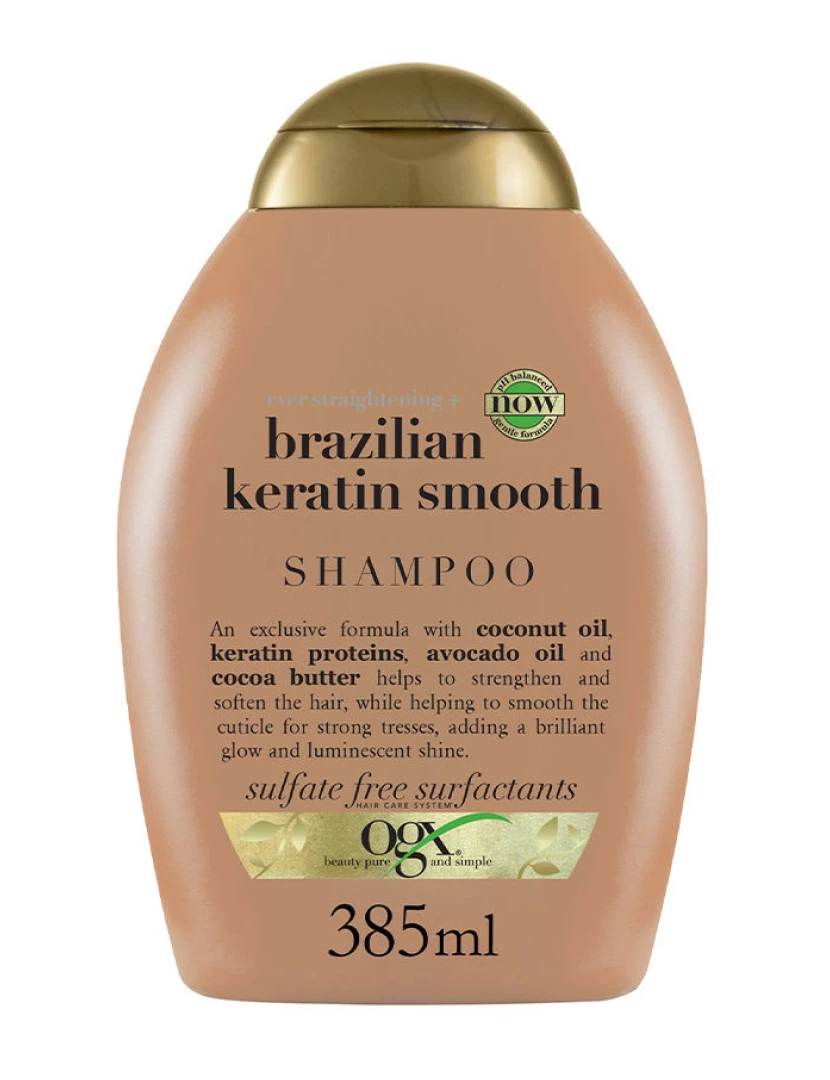 foto 1 de Brazilian Keratin Hair Shampoo Ogx 385 ml
