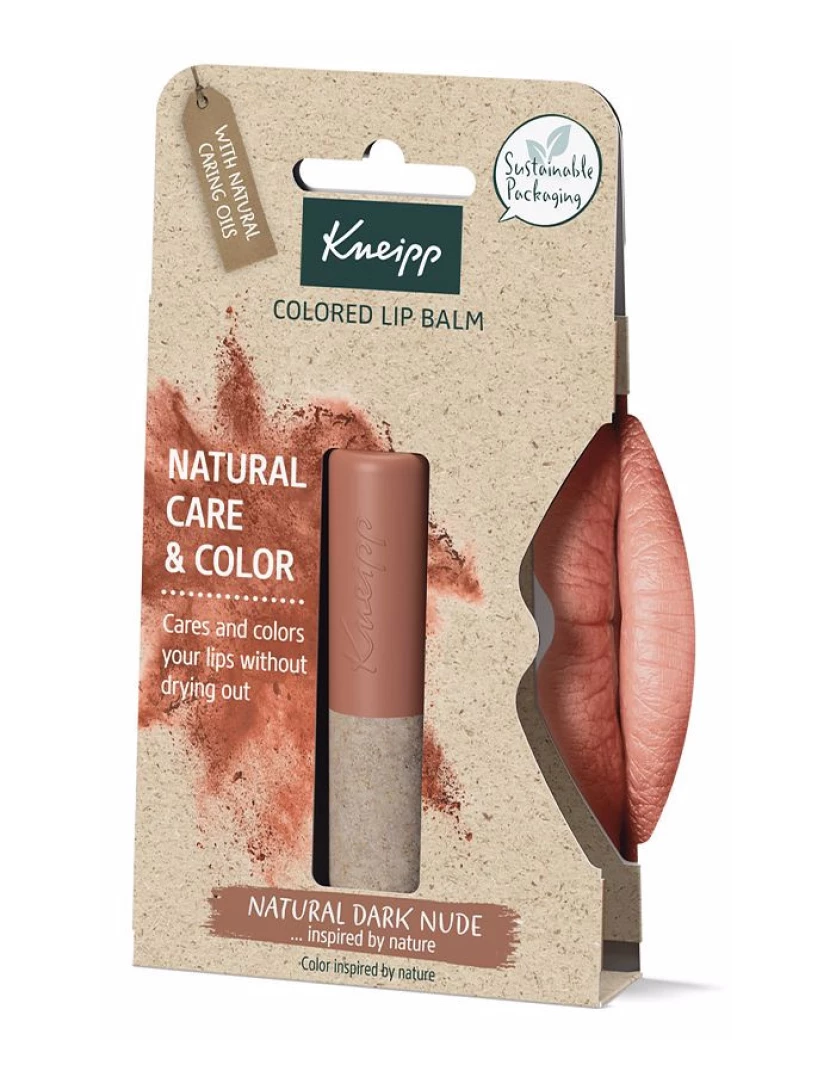 foto 1 de Colored Lip Balm #natural Dark Nude 3,5 g
