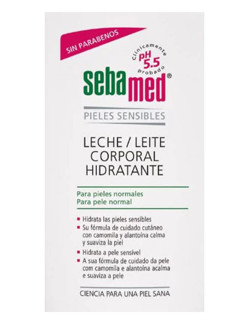 foto 1 de Piel Sensible Leche Corporal Sebamed 750 ml