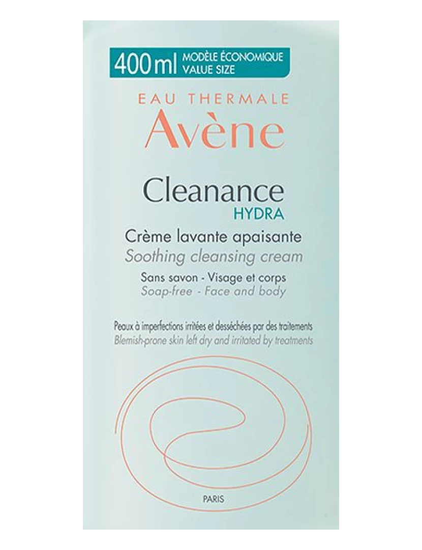 foto 1 de Cleanance Hydra Crema Limpiadora Calmante Avène 400 ml