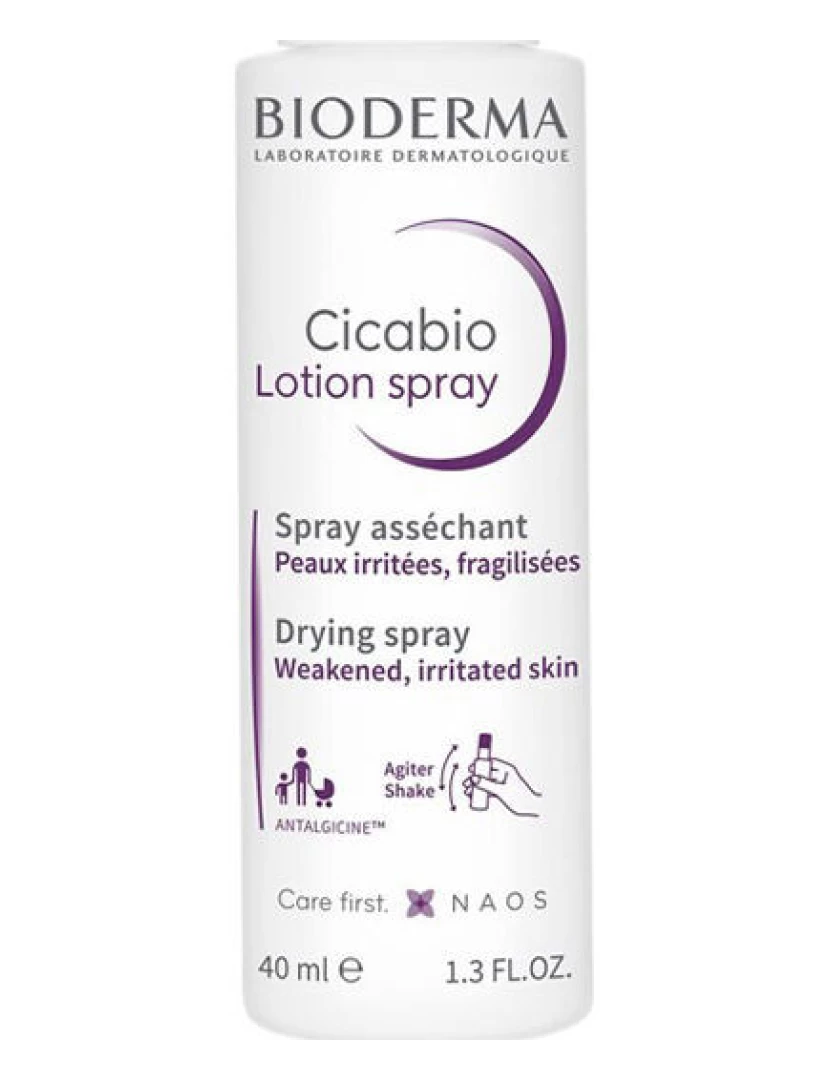 foto 1 de Cicabio Loción Spray Repara Y Efecto Secante Bioderma 40 ml