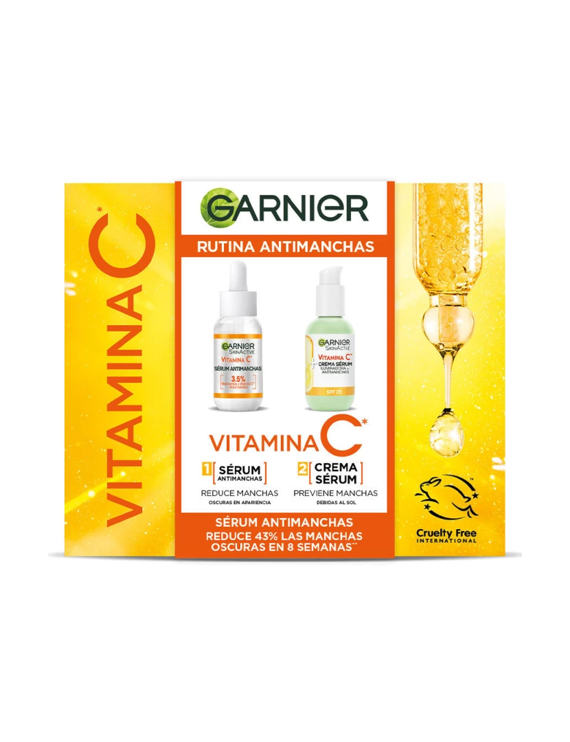 foto 1 de Garnier Conjunto de rotina anti-manchas com vitamina C