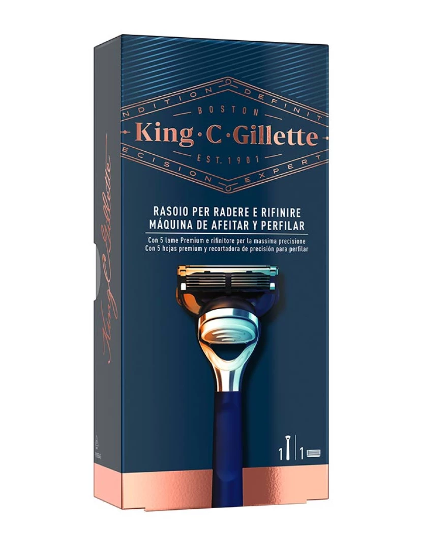 foto 1 de Gillette King Shave & Edging Razor Gillette 1 pz