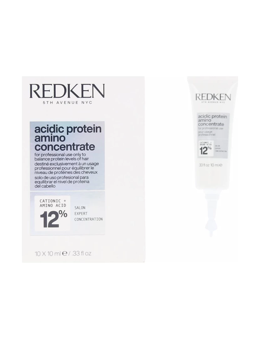 foto 1 de Tratamento Acidic Bonding Concentrate Amino Protein 10 X 10 Ml