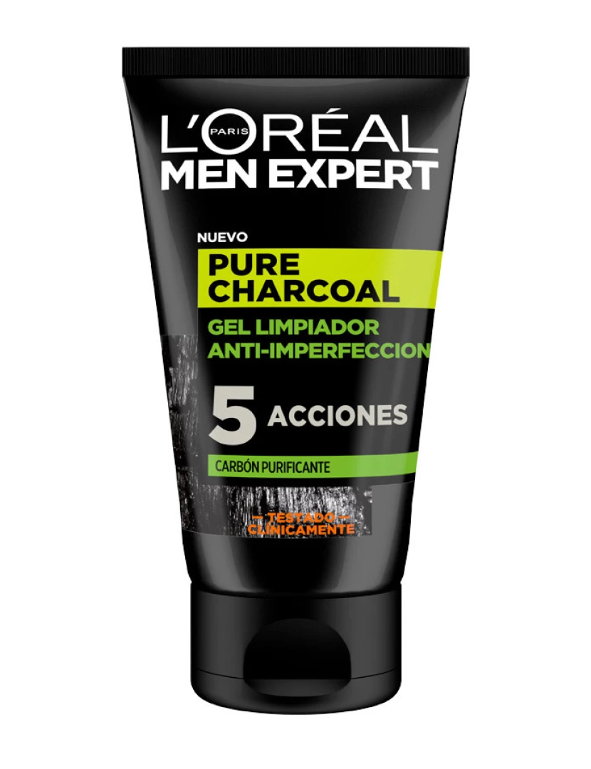 foto 1 de Gel Limpeza Purificante Carvão Puro Men Expert 100Ml