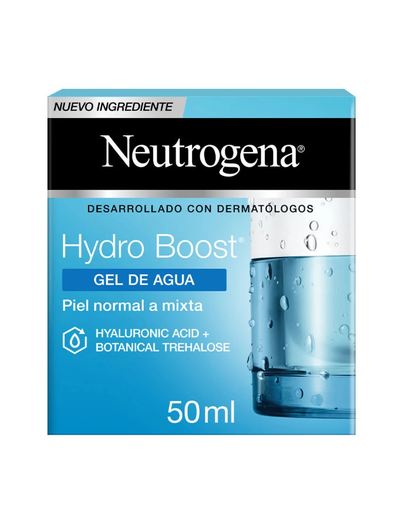 foto 1 de Hydro Boost Gel De Agua Facial Piel Normal-mixta Neutrogena 50 ml