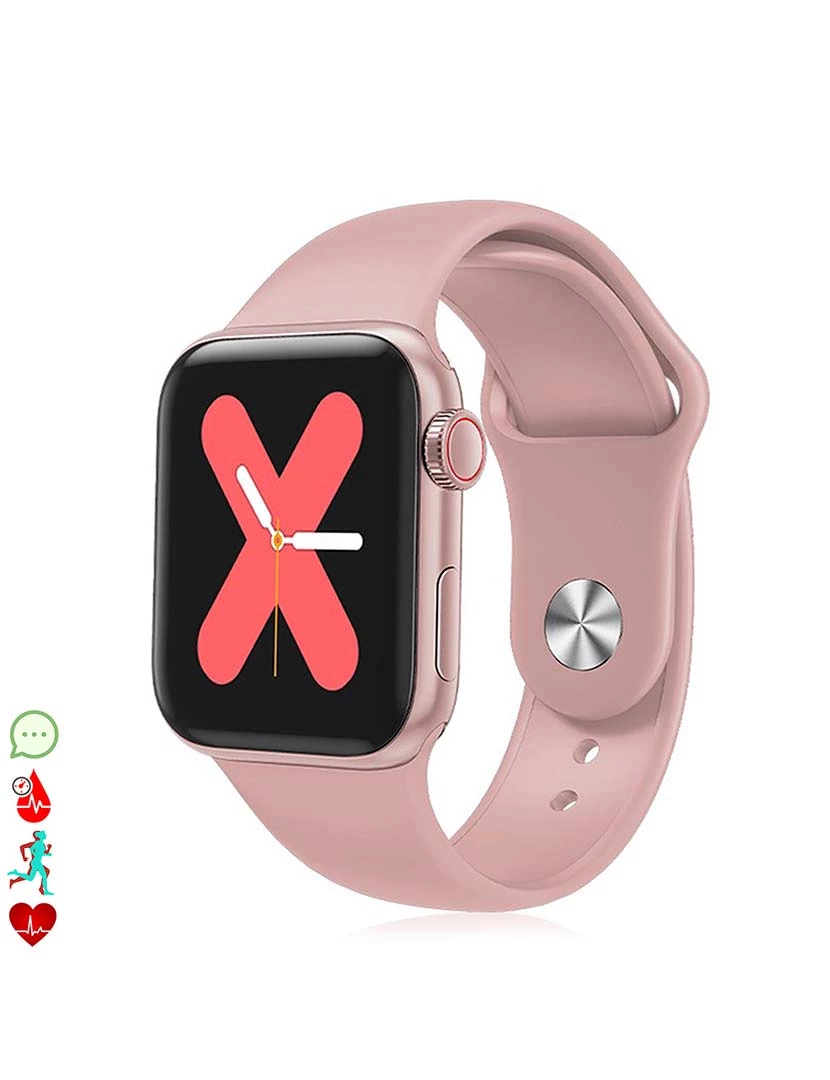 foto 1 de Smartwatch W58 bluetooth C/ termómetro Rosa