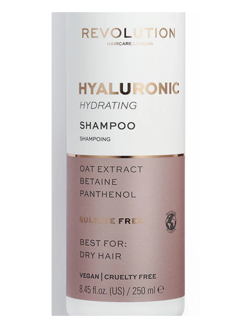 foto 1 de Hyaluronic Hydrating Shampoo Revolution Hair Care 250 ml