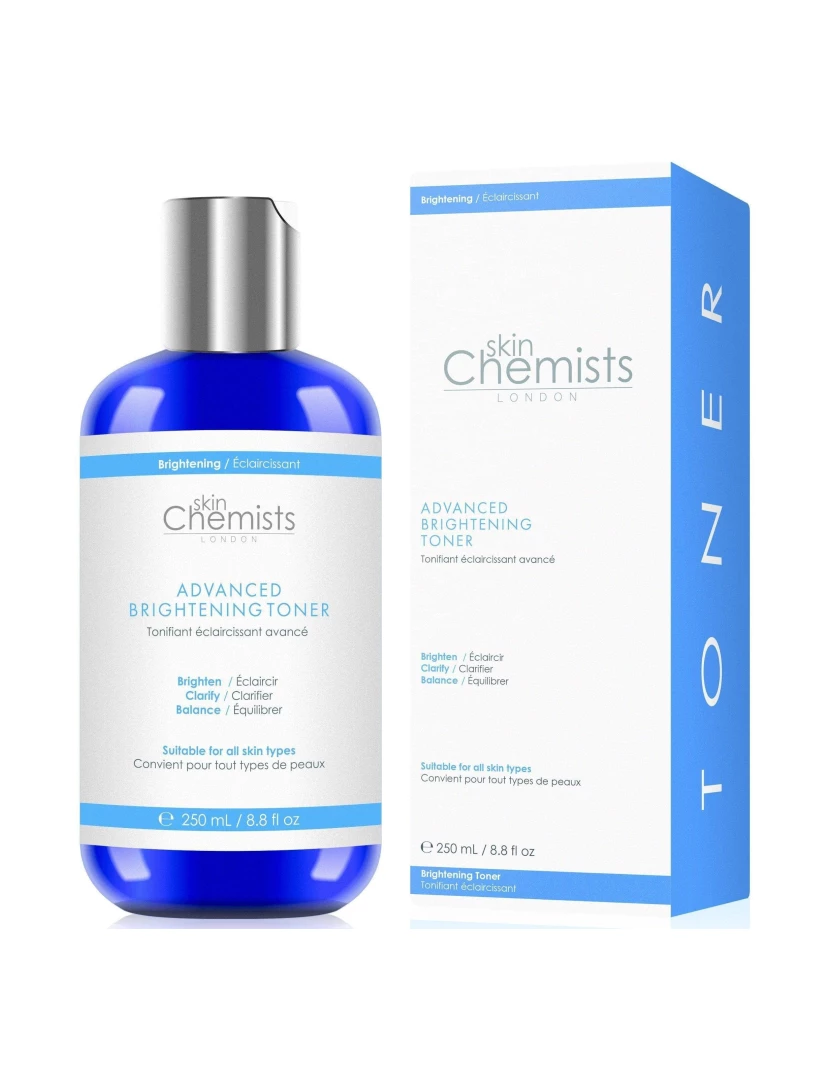 foto 1 de skinChemists Toner Brigtening Avançado 250 ml