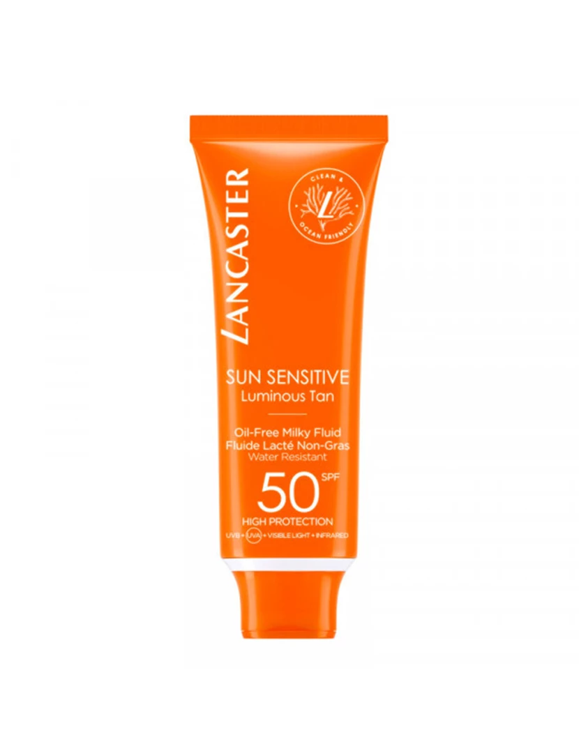 foto 1 de Leite Fluido s/ Óleo Sun Sensitive SPF50 50Ml