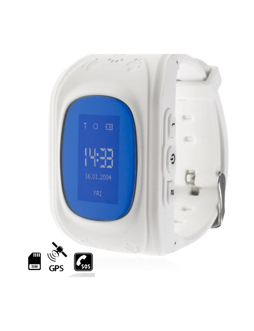 foto 1 de DAM. Smartwatch GPS Q50 especial para crianças, com função de rastreamento, chamadas SOS e recepção de chamadas