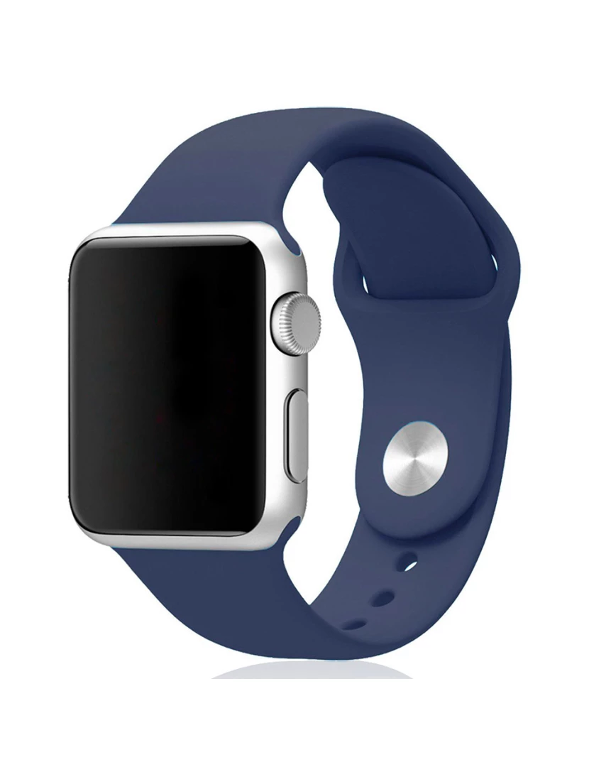 foto 1 de DAM. Pulseira de silicone compatível com Apple Watch de: 38/40/41mm. Tamanho M/L.