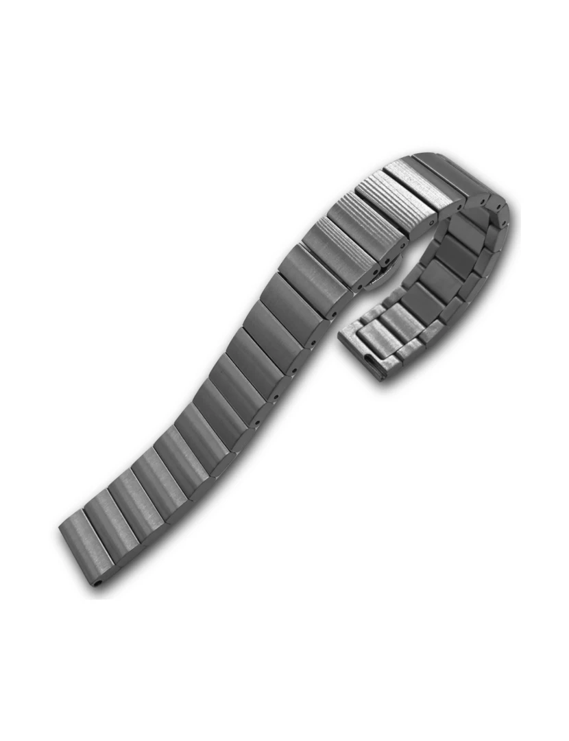 foto 1 de DAM. Bracelete universal em aço inoxidável para relógios de 18 mm. Sistema de liberação rápida para facilitar a troca.