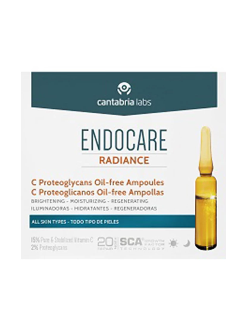 foto 1 de Radiance Proteoglicanos Oil-free Ampollas 30 X Endocare 2 ml