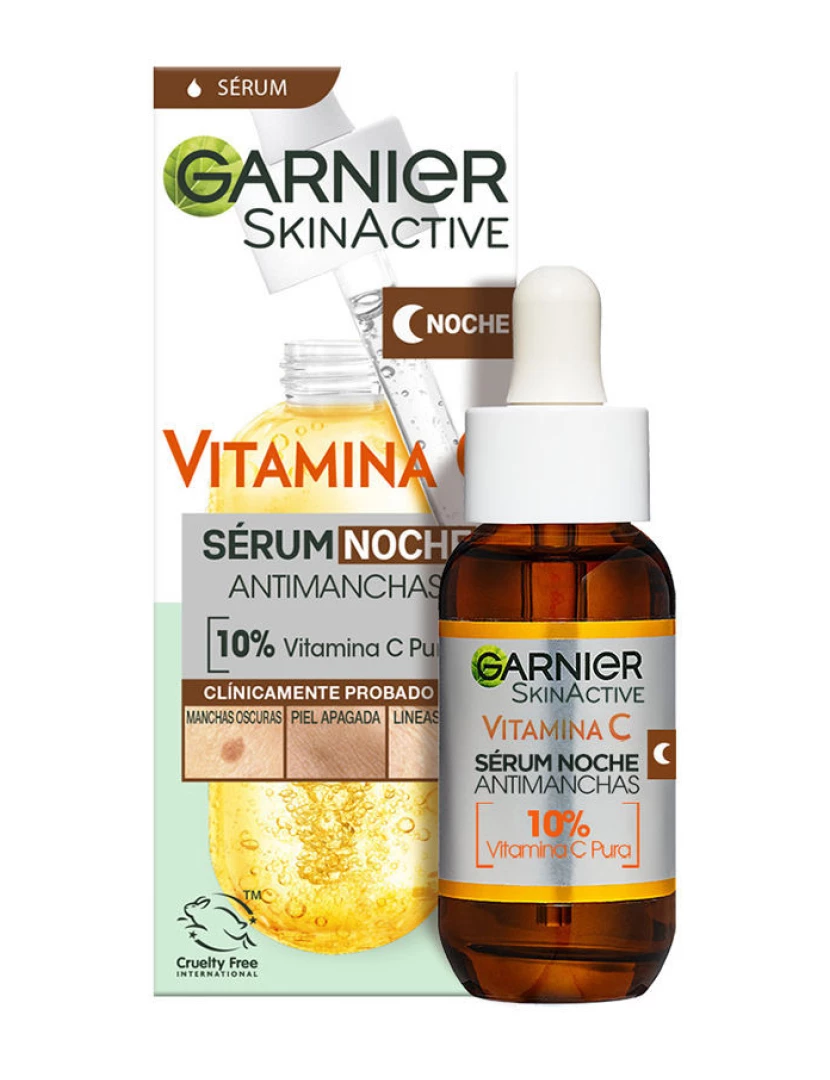 foto 1 de Skinactive Vitamina C Sérum De Noite Anti-manchas Garnier 30 ml