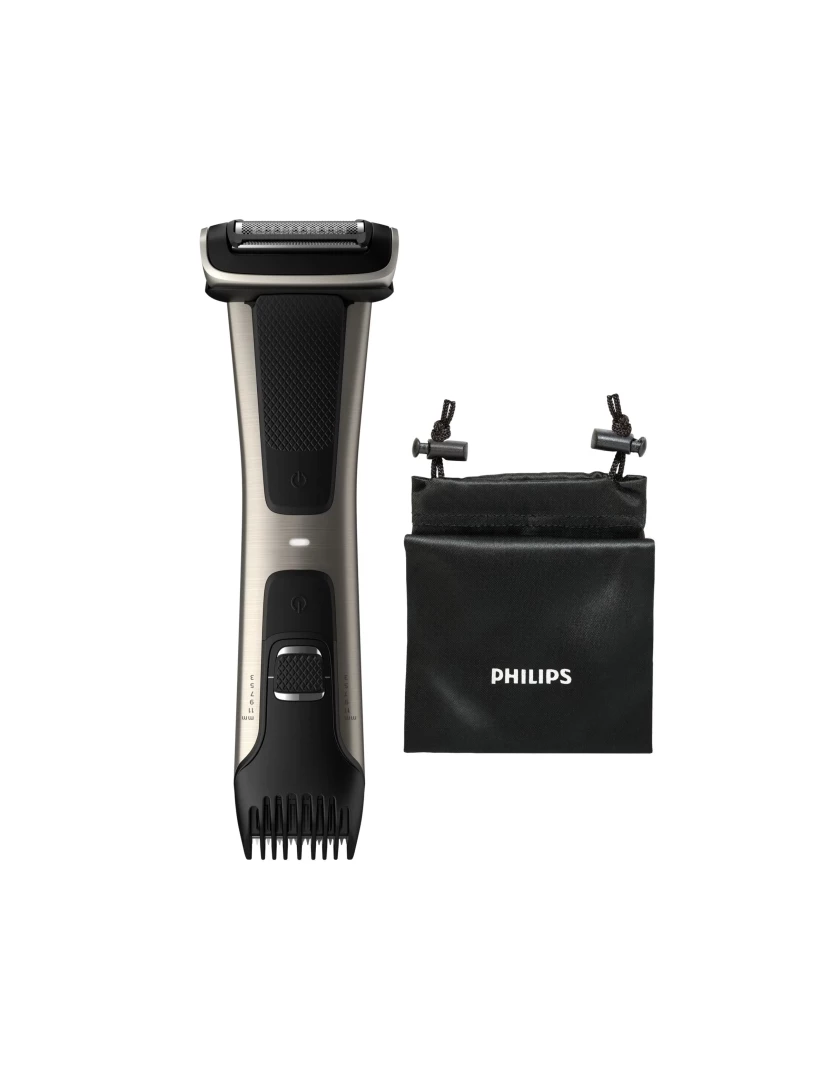 foto 1 de Depiladora Philips > 7000 Series Máquina de Barbear/depilar Elétrica Preto - BG7025/15