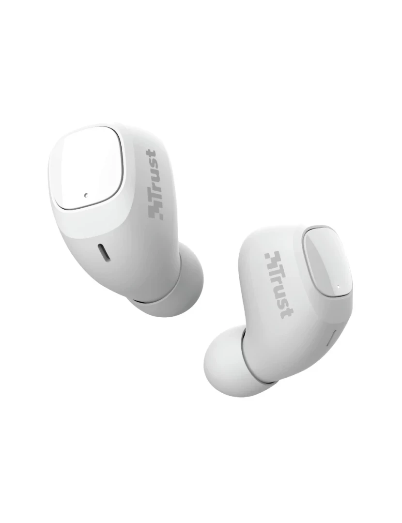 foto 1 de Auriculares Trust > Nika Compact Auscultadores True Wireless Stereo (tws) INTRA-AUDITIVO Chamadas/música Bluetooth Branco - 23904