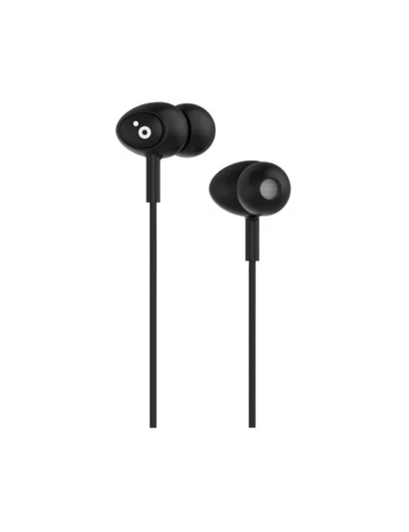 foto 1 de Auriculares Sunstech > Pops Auscultadores com Fios INTRA-AUDITIVO Chamadas/música Preto - Popsbk
