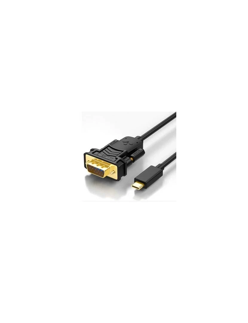 imagem de Adaptador VGA Ntech Cabo Conversor USB-C Para M 1.8M Preto - NBA600PRO1