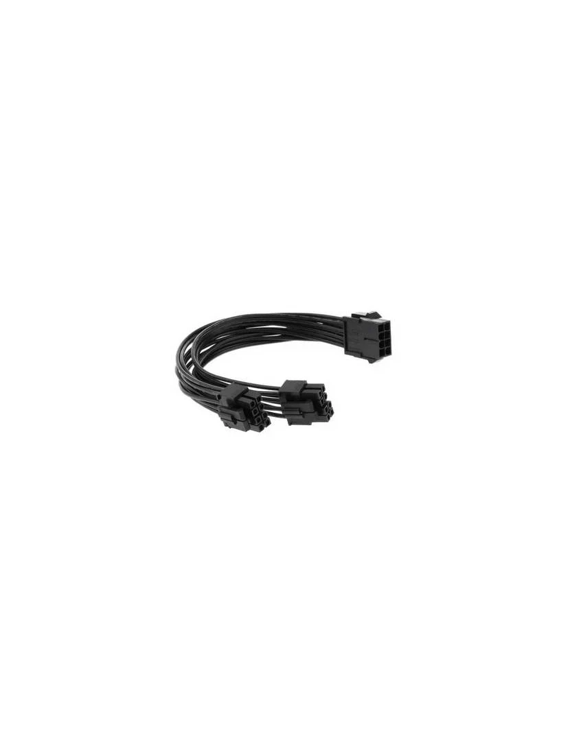 imagem de Cabo Elétrico HQ Extensão EP 12V com 8 PIN Para 8 PIN (4+4P), 0.3M, Preto - SAC115PR1