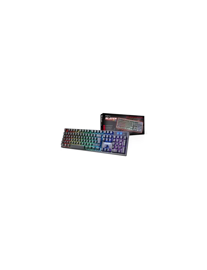 imagem de Teclado Mkplus Gamer RGB , 105 Teclas, USB - TG8120SLAYER-RGB1