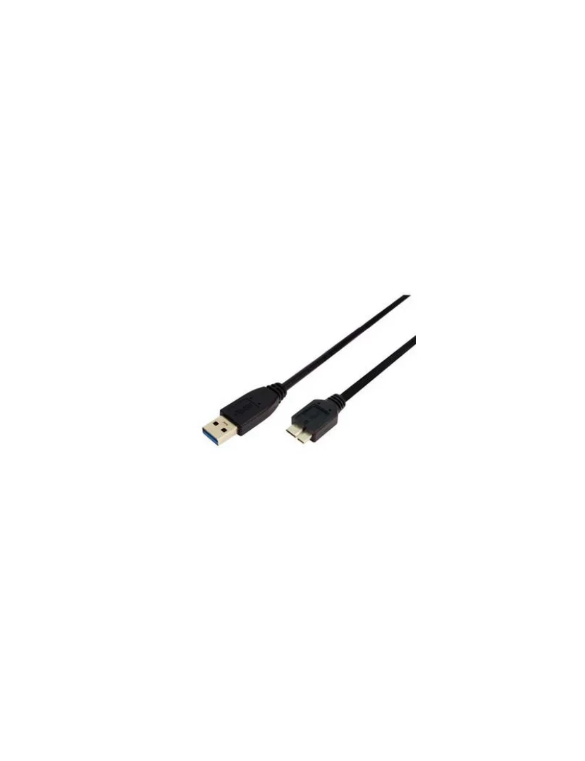 imagem de Cabo USB Logilink CU0037 3.0 Tipo A M Para Tipo Micro 3.0 M Preto 0.6M1
