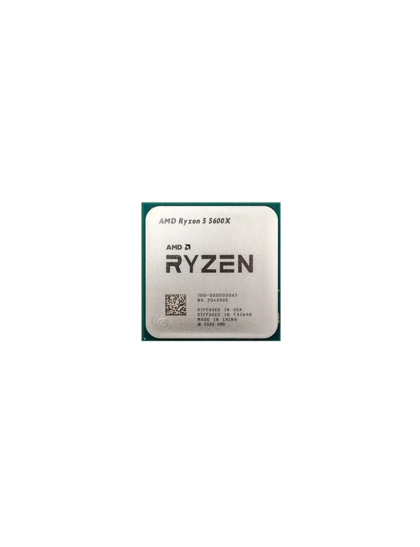 imagem de Processador Amd am4 ryzen 5 5600x 3.7 a 4.6ghz 35m 6c12t 65w tray-s/cooler - 100-000000065/T1