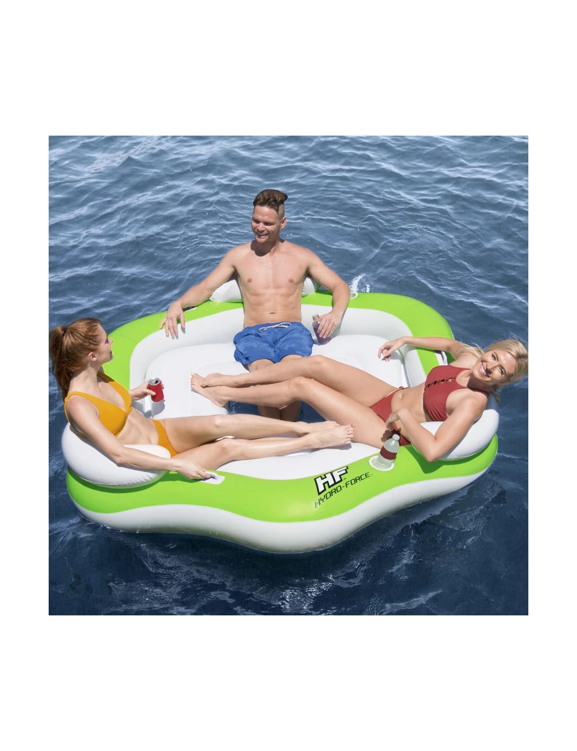 imagem de DAM. ILHA FLUTUANTE INFLÁVEL 199X176 CM- 3 ADULTOS2