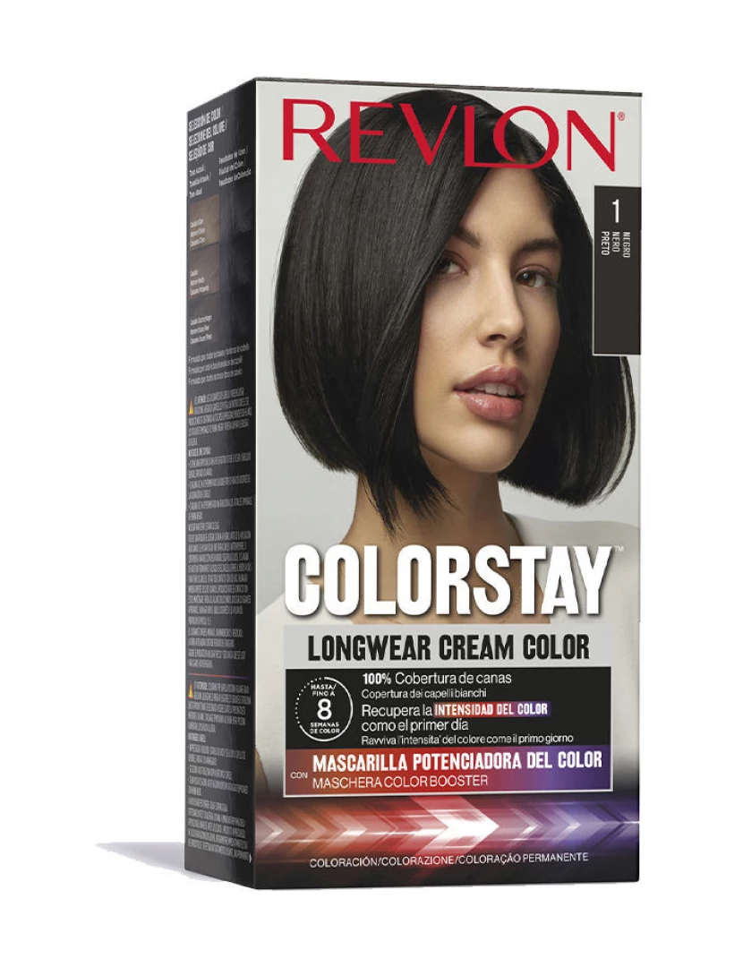 imagem grande de Colorstay Longwear Cream Color #1-negro Revlon Mass Market1