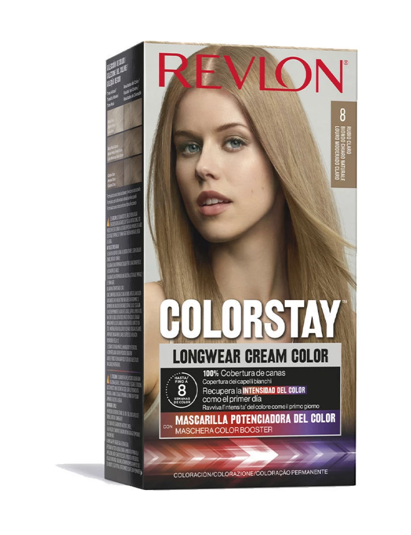 foto 1 de Colorstay Longwear Cream Color #8-rubio Claro Revlon Mass Market