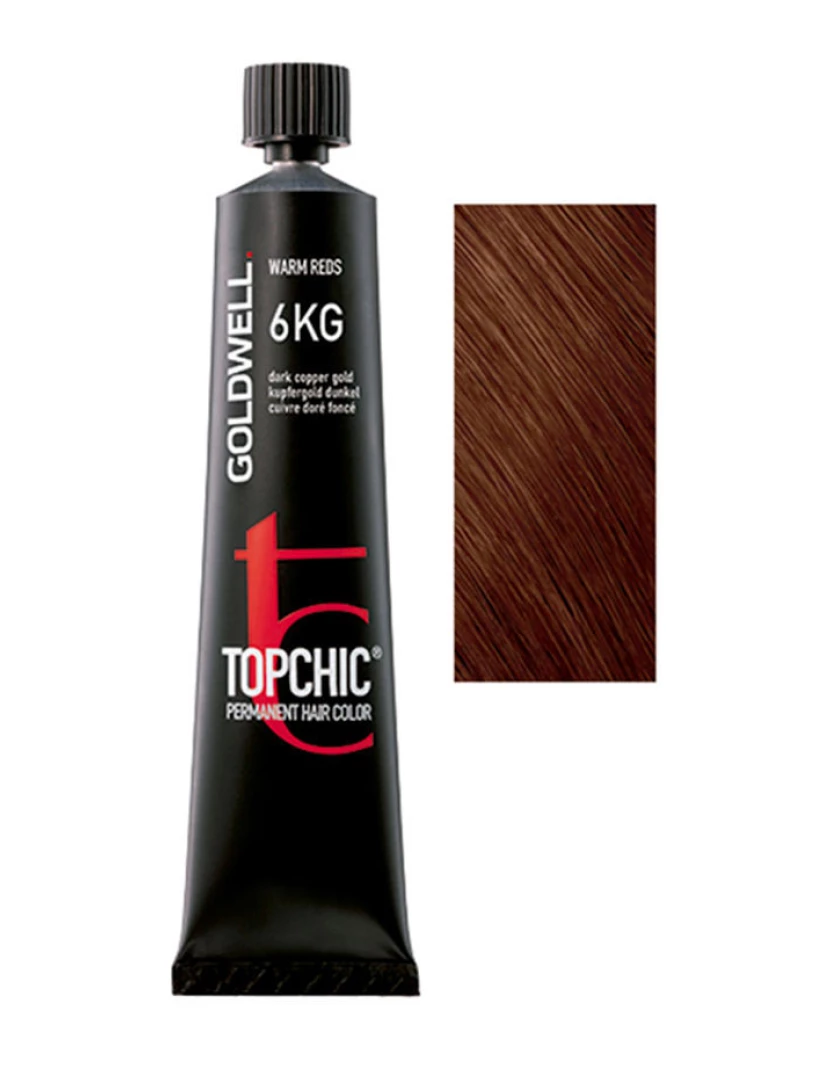 imagem de Topchic Permanent Hair Color #6kg Goldwell 60 ml1