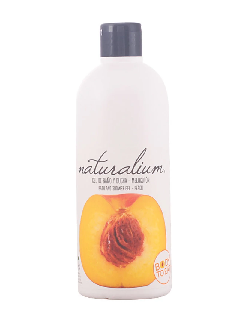 imagem grande de Peach Shower Gel Naturalium 500 ml1