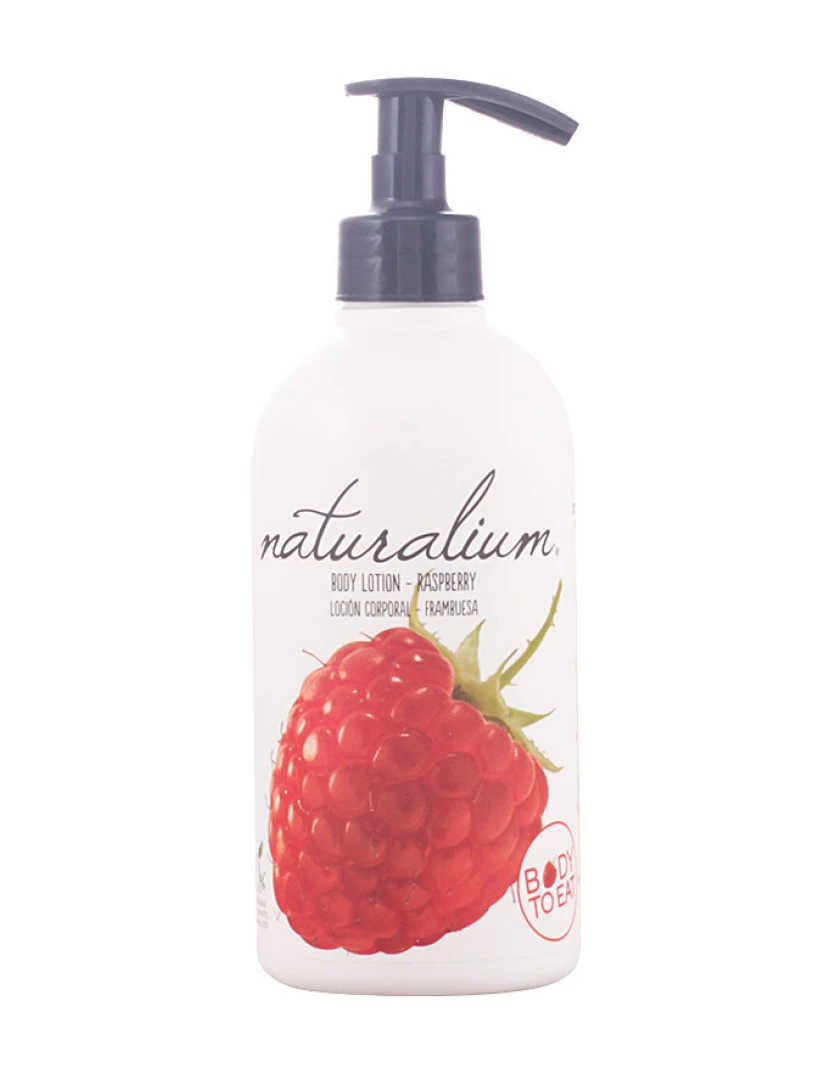 imagem de Raspberry Body Lotion Naturalium 370 ml1