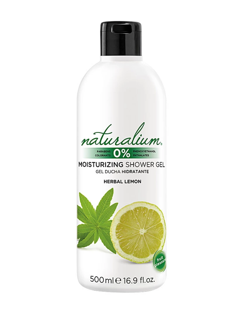 imagem de Herbal Lemon Shower Gel Naturalium 500 ml1