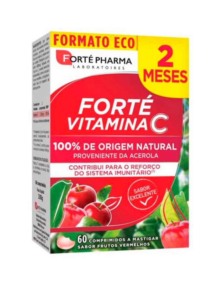 foto 1 de Forté Vitamina C 100 % De Origen Natural 60 Comprimidos 