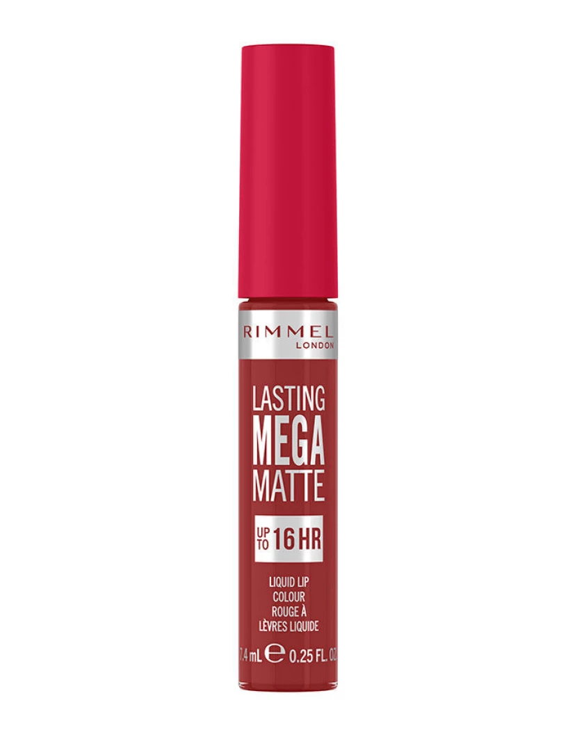 foto 1 de Lasting Mega Matte Liquid Lip Color #500-fire Starter Rimmel London 7,4 ml