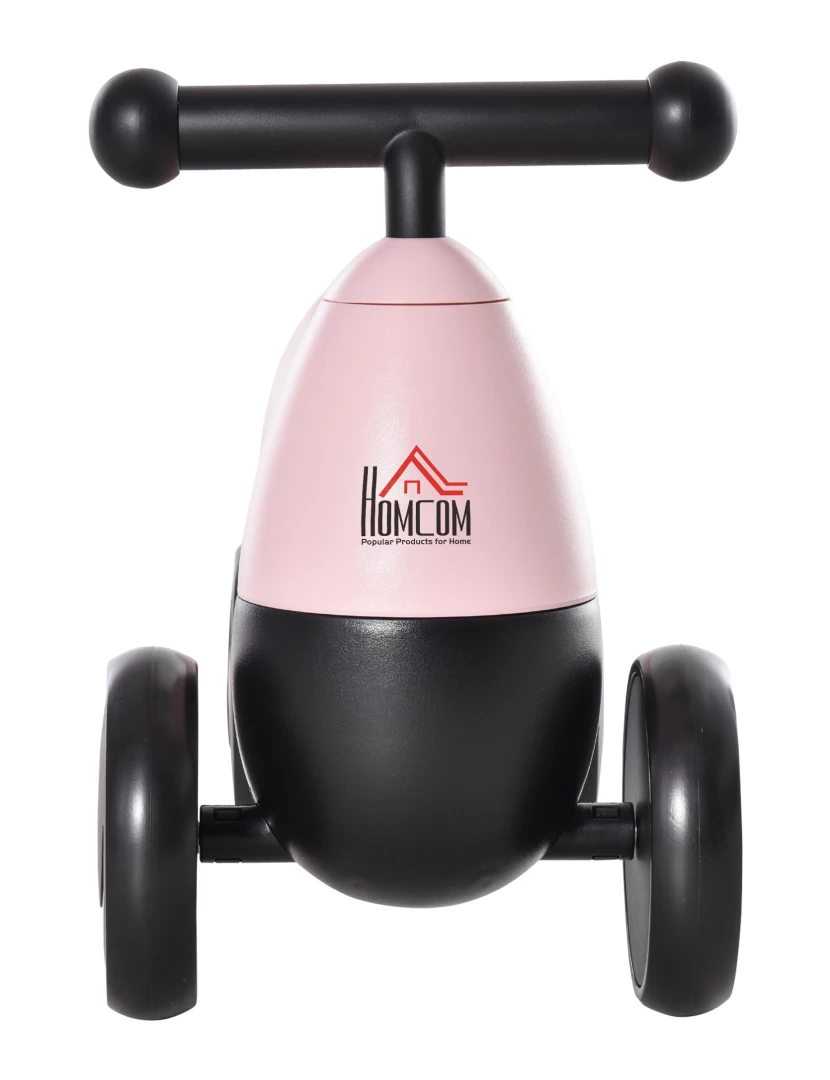 imagem de Quadriciclo Infantil 54x26x38cm cor rosa e preto 370-153PK9