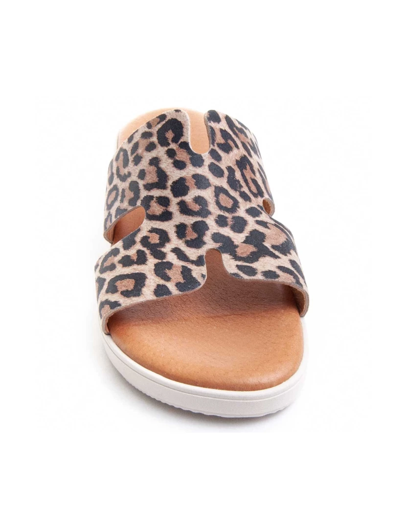 imagem de Wedge Sandal Purapiel Leopard2W Para Mulher4