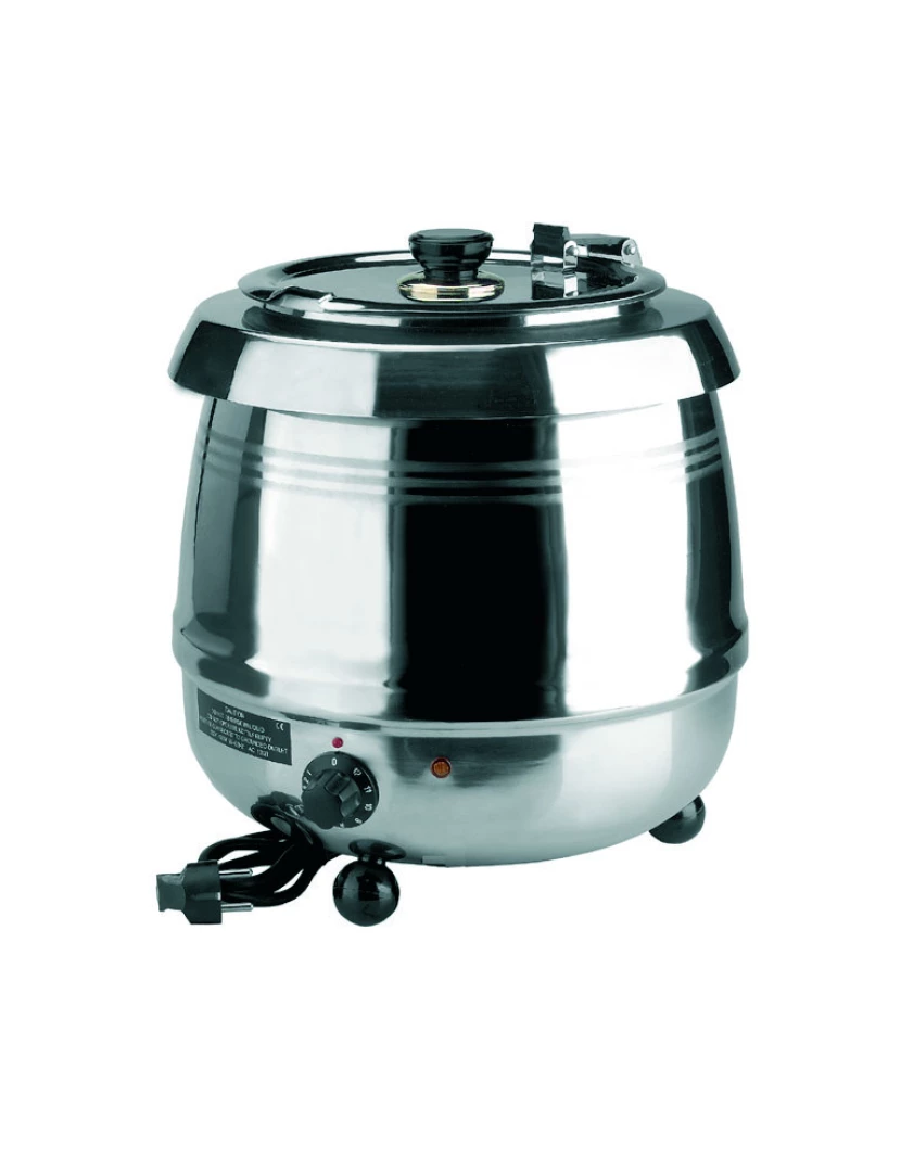 foto 1 de Panela Aquecedora Sopa Electrica Inox 10Lt