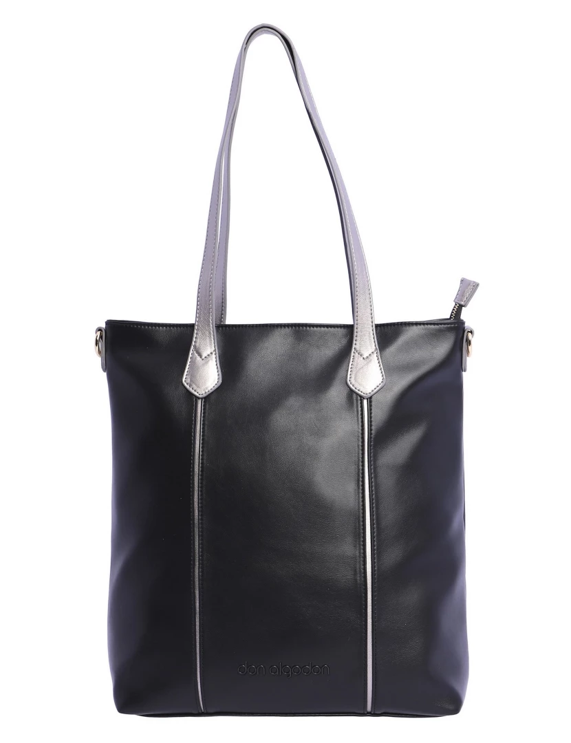 foto 1 de Shopper Bag para mulheres Don Algodon Luisa De Piel Synthetic com Cremallera